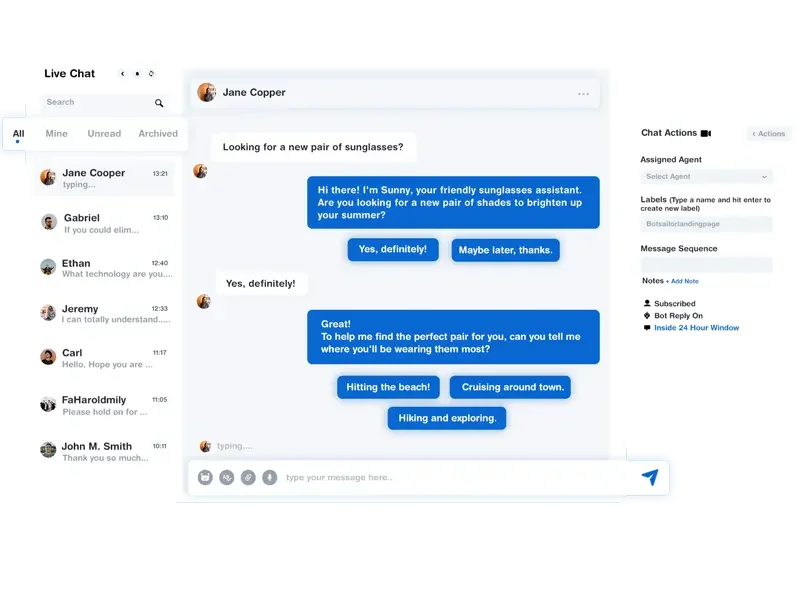 Live chat icon for WhatsChat.io customer support